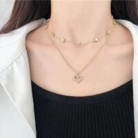 Colar Duplo de Coração – Charm