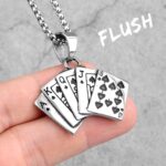 Colar Poker Cartas 3D - Royal Flush
