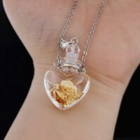 Colar Feminino com Frasco Porta Perfume – Poção do Amor