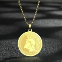 Colar Masculino em Aço Inoxidável – Sparta Legend