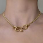 Colar Moderno de Serpente – Wild Lady