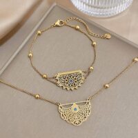 Conjunto Feminino Indiano – Pavo Real