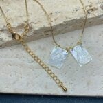 Escapulário Coração de Jesus e Nossa Senhora – Madrepérola