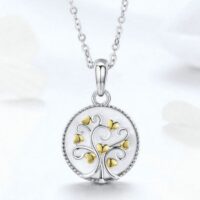 Colar Feminino Banhado a Prata – Florescer