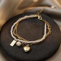 Pulseira Dourada Delicada – La Blanc