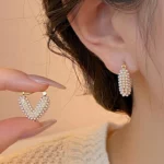 Brinco Feminino com Pérolas – Pure Heart