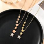 Colar Estrelas em Aço Inoxidável – Star Pendant