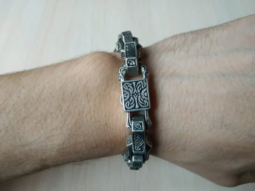 Pulseira Masculina em Aço Inoxidável – Alpha Iron photo review