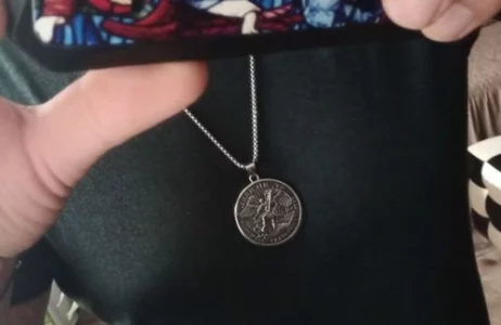 Corrente Brasão do Príncipe Arcanjo em Aço Inoxidável photo review