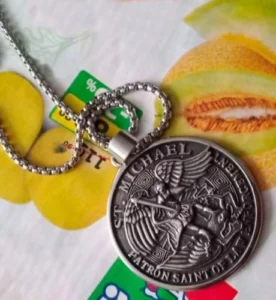 Corrente Brasão do Príncipe Arcanjo em Aço Inoxidável photo review