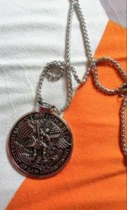 Corrente Brasão do Príncipe Arcanjo em Aço Inoxidável photo review