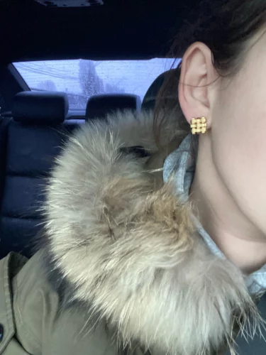 Brinco Feminino em Cobre – Corda Trançada photo review