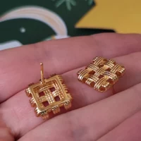 Brinco Feminino em Cobre – Corda Trançada photo review