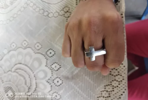 Anel Masculino Minimalista de Cruz – Soul photo review