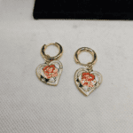 Brinco Argola Coração – Doce Rosa photo review