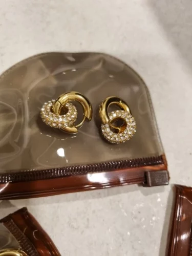 Brinco Argolinha Banhado a Ouro 18k – Elegant Shine photo review