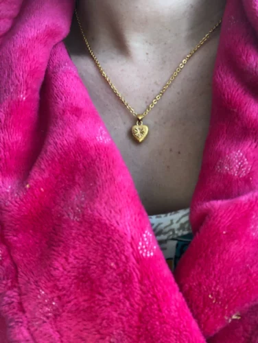 Colar Banhado a Ouro 18k – Golden Heart photo review