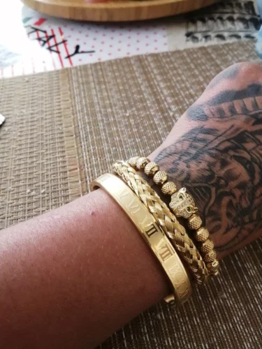 Kit de Pulseiras Masculinas Premium – King Panther photo review