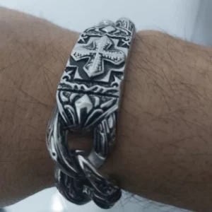 Pulseira Masculina de Aço Inoxidável – Legendary photo review