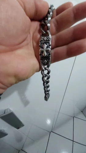 Pulseira Masculina de Aço Inoxidável – Legendary photo review