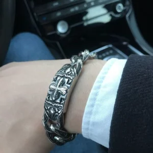 Pulseira Masculina de Aço Inoxidável – Legendary photo review