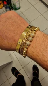 Conjunto Pulseiras Masculinas de Luxo – Luxe Armory photo review