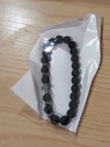 Terço Espiritual Em pedra Hematita – Premium Black photo review