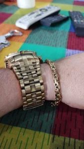 Pulseira de Luxo Império – Banhado a ouro 18k photo review