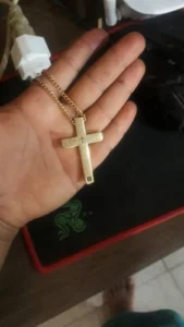 Corrente em Aço Inoxidável com Crucifixo -Faith photo review