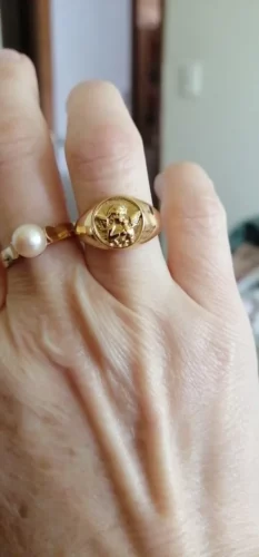 Anel Vintage Dourado de Anjo – Renaissance photo review