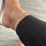 Tornozeleira Banhada a Prata – Simple Girl photo review