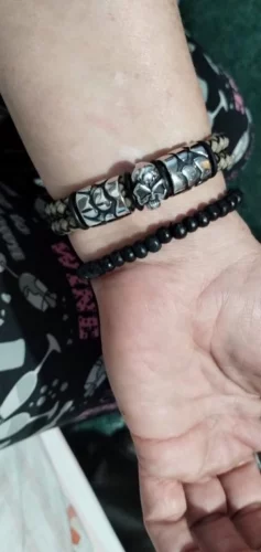 Pulseira em Aço Inoxidável – Skull Rider photo review