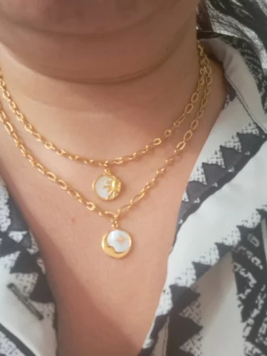 Colar Feminino Sol e Lua – Sunny Moon photo review