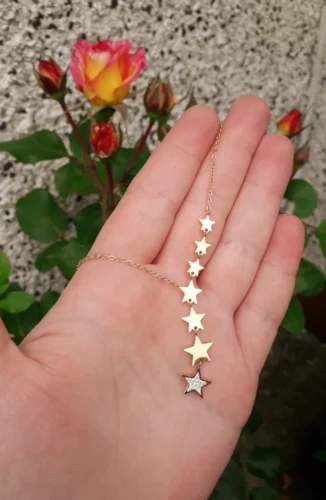 Colar Estrelas em Aço Inoxidável – Star Pendant photo review