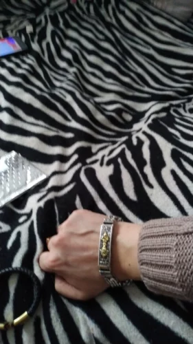 Pulseira Masculina Banhada a Prata – Stronger photo review