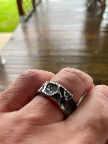 Anel Masculino Premium Runas Viking – Warrior photo review