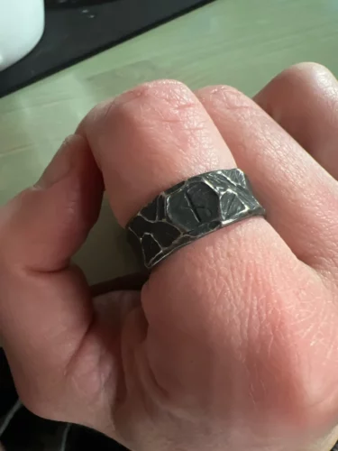 Anel Masculino Premium Runas Viking – Warrior photo review