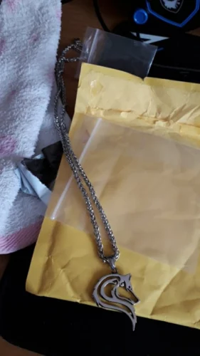 Corrente com Pingente de Lobo – Wild Wolf photo review