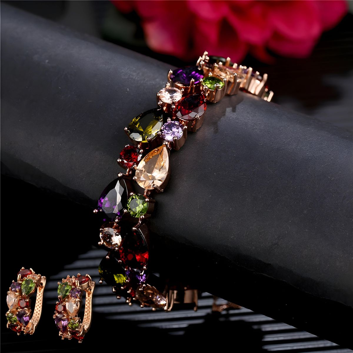 ConjuntoBraceleteeBrincosElegantColors-2