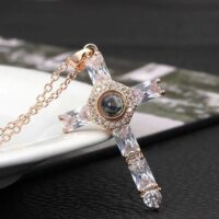 Colar Projetor de Oração do Pai Nosso